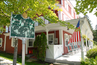 East Dorset, VT - William Griffith Wilson House - Summer with Flag